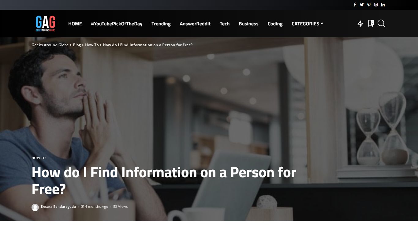 How do I Find Information on a Person for Free?